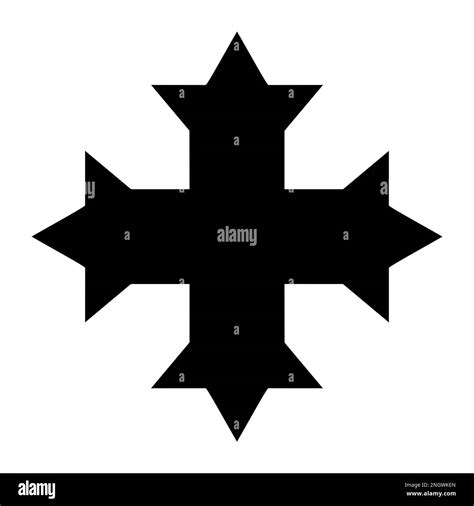 Coptic Cross Outline