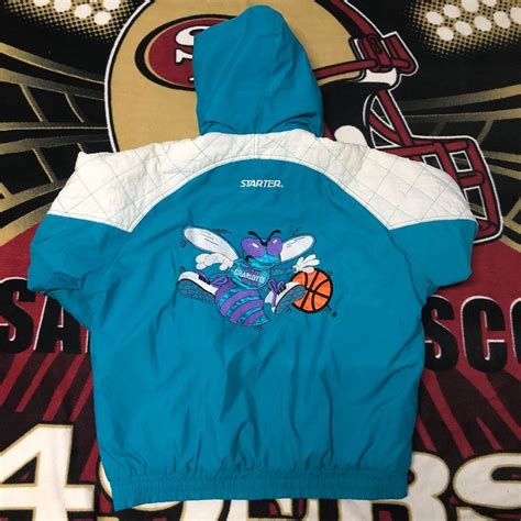 Vintage 90s Charlotte Hornets Starter Jacket - A2 Jackets