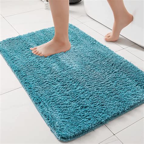 Amazon.com: EMEMA Shaggy Non Slim Bath rug - Absorbent Kitchen/Entrance ...