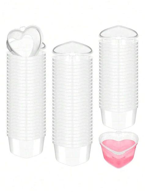 5/20 Heart-Shaped Plastic Cup With Leak-Proof Lid Can Be Used As ...