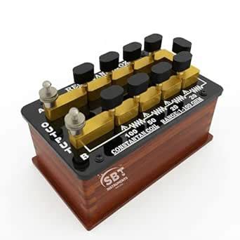Shree Balaji Traders Resistance Box (1-100 Ohms) Brass Block, plug type ...