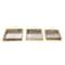Brown Mango Wood Contemporary Tray Set | Michaels