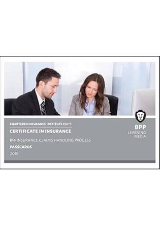 Buy CII Certificate in Insurance IF4 Insurance Claims Handling Process ...
