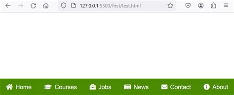 Center Navigation Button HTML 的图像结果