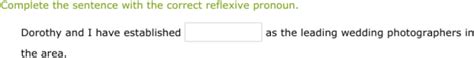 IXL - Use reflexive pronouns (Class VII English practice)