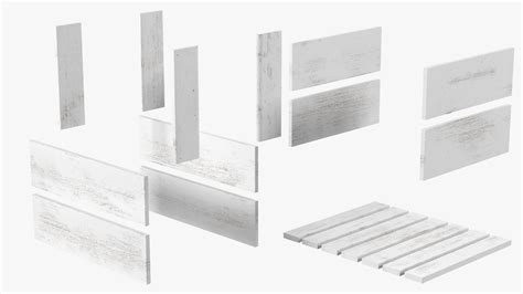 3D White Packaging Large High of Boards | 3D Molier International