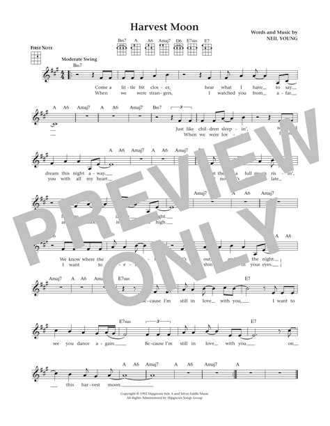 Download Neil Young "Harvest Moon" Sheet Music for Ukulele | Chords ...