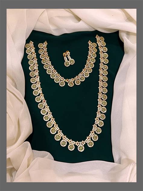 Nakshi Bottu Mala In Bridal Combo- BR0018 – Spurthi Jewels