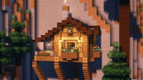 Image result for Minecraft Cliff House Tutorial