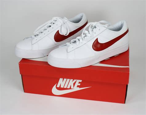 Marty McFly Back to the Future NIKE Costume SHOES White Red Leather