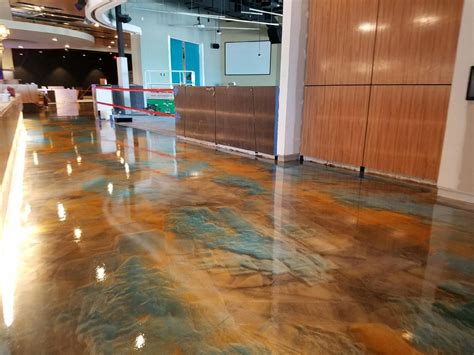 Metallic Epoxy By Colored Epoxies | Metallic epoxy floor, Epoxy floor ...