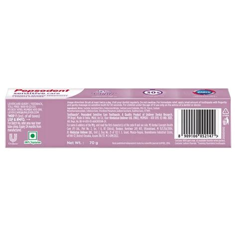 Buy Pepsodent Sensitivity Care Toothpaste, 70 gm | 19 Minutes Delivery ...