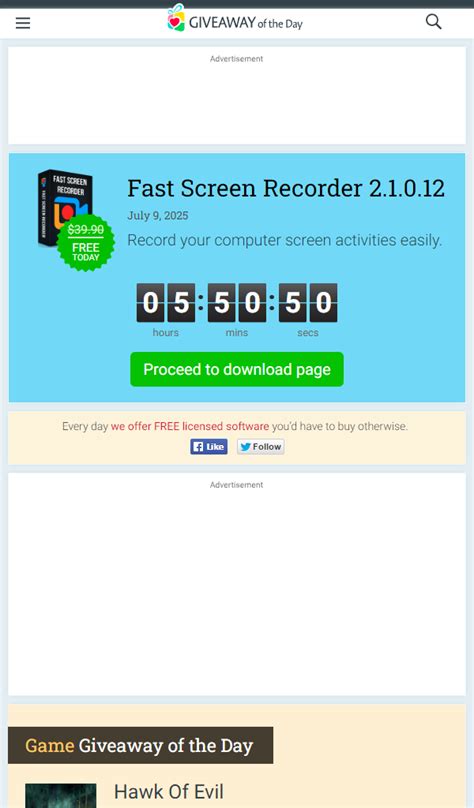 Daily Software Giveaway - App on Amazon Appstore