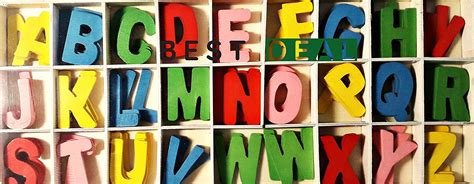 Best Deal Wooden English Alphabet Set for Kids – 5 x (26 Letters ...