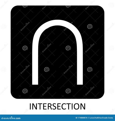 Image result for How to Write a Intersection in Math
