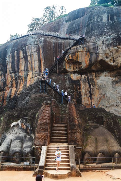 How To Get To And Climb Sigiriya In Sri Lanka - Lion Rock - Hand ...