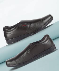 RED CHIEF Genuine Leather Formal Slip-On Shoes for Men Brown RC3500 003 ...