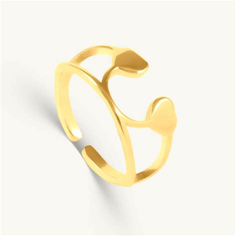 Curved Cutout Design Ring – PALMONAS