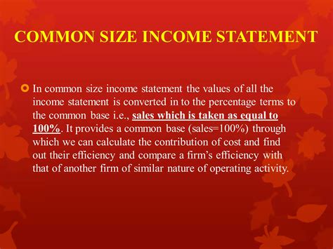 common size statement analysis pdf by Manikanta | PDF