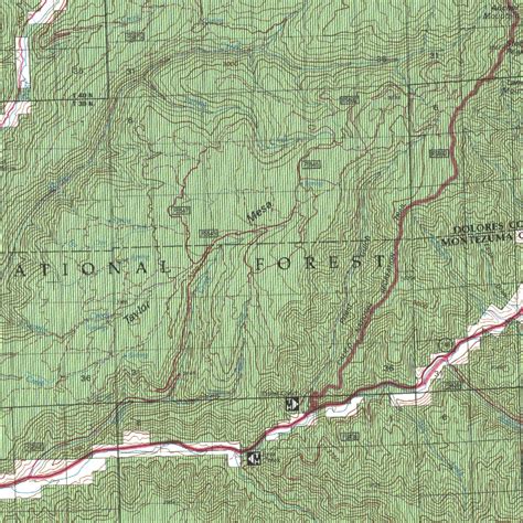 Dove Creek, CO - BLM Minerals Mgmt. Map by Digital Data Services, Inc ...