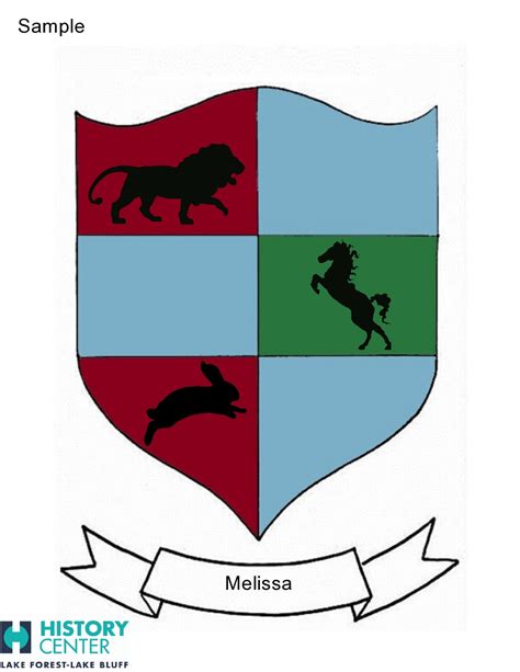 40 Fancy Coat of Arms Templates (Family Crests)