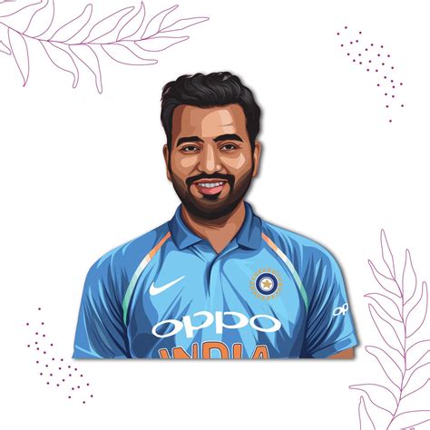 Rohit Sharma Fridge Magnet | Hitman Souvenir – Bhai Please India