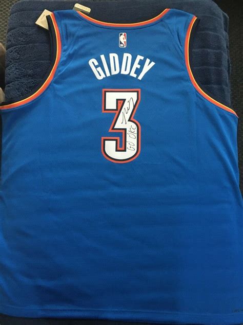 For Sale - Josh Giddey Signed OKC Swingman Jersey Inscribed 'GO OKC ...
