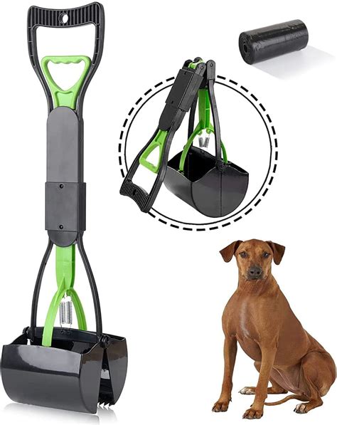 Pooper Scooper for Large Small Dogs, Foldable Dog Poop Waste Pick Up ...