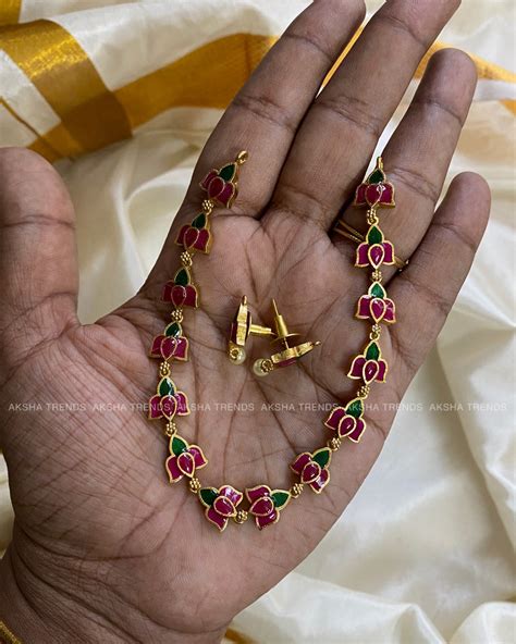 Lotus choker – Aksha Trends
