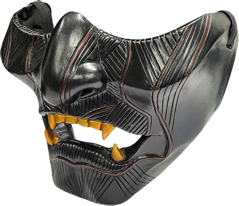Buy Ghost of Tsushima Mask Jin Sakai Cosplay Half Face Samurai Warrior ...