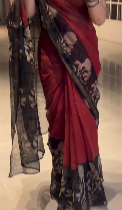 Red kota doria saree – Tradition Tales