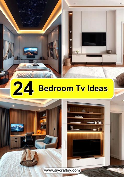 24 Bedroom TV Ideas for Stylish and Functional Entertainment