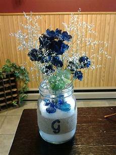 Ideas For Jars For Weddings by Reception Centerpiece Made From Jars Decorated With Ideas For Jars For Weddings