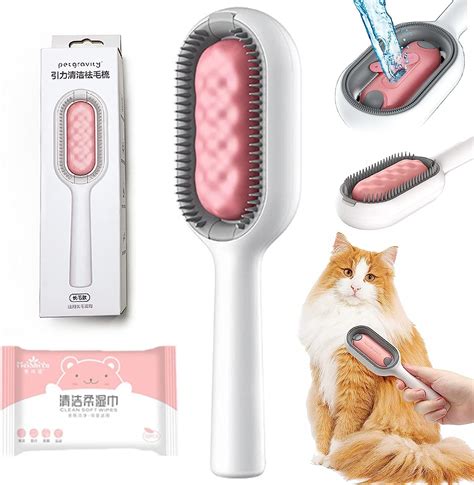 Sticky Brush 2.0 for Cats - Cuddles Meow Cat Brush,4 in 1 Universal Pet ...