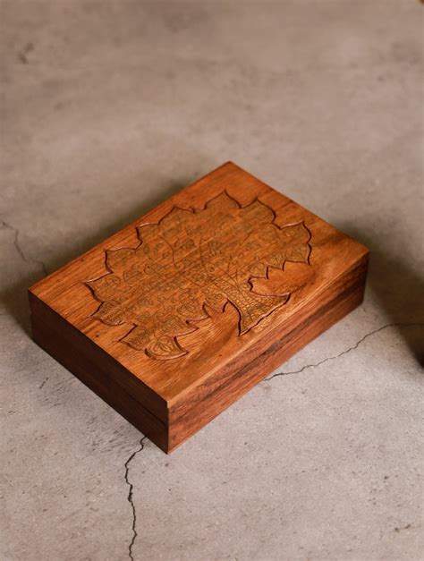 Buy Tarakashi Wooden Inlay Decorative Box - Tree Of Life, Rectangular ...