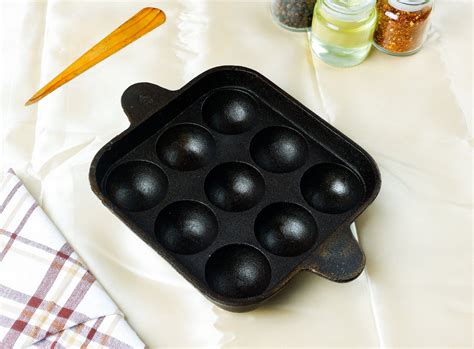 Best Cast Iron Paniyaram/Appe Pan Square Online at Best Price in India ...