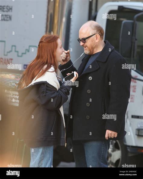 New York - NY - 12/23/2019- Louis C.K. and daughter Mary Louise Szekely ...