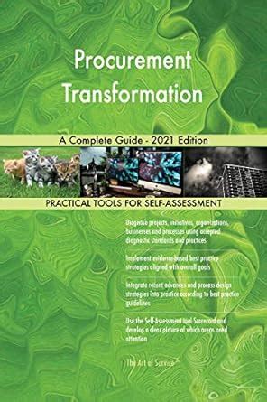 Procurement Transformation A Complete Guide - 2021 Edition eBook ...