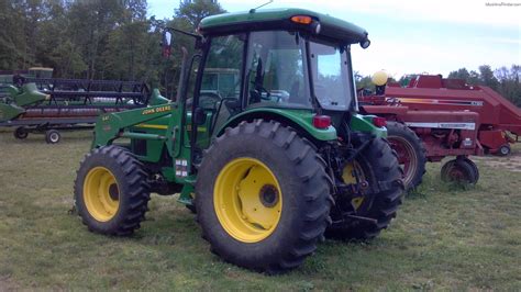 JOHN DEERE 5420 ULITLITY TRACTOR WITH CAB, LOADER, AND REAR BACKHOE ...