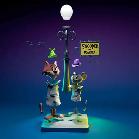 Snooper and Blabber 3D model 3D printable | CGTrader