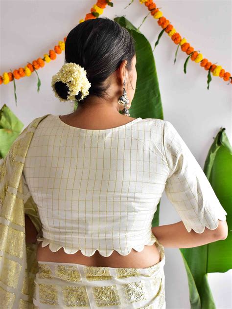 Buy Lurex cotton blouse Online