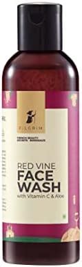 Pilgrim French Red Vine Face Wash with Vitamin C & goodness of Aloe for ...