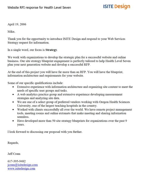 6 Tips to Write a Killer RFP Cover Letter: Template,... - Responsive