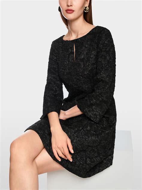 Dress with floral pattern | marc-cain.com/en