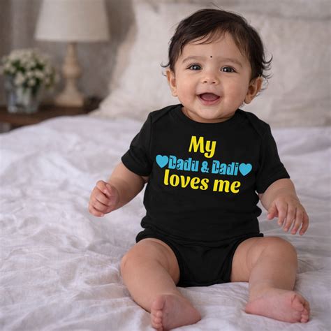 My Dadu Dadi Loves Me – Baby robe by namro