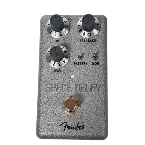 Fender Hammertone Space Delay Gray Guitar Effects Pedal 4739 No Power Cord