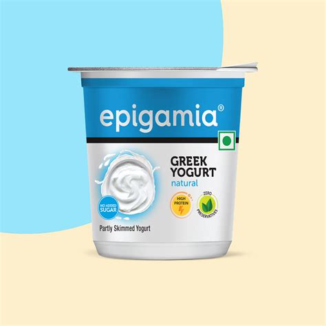 greek yogurt, natural - Epigamia