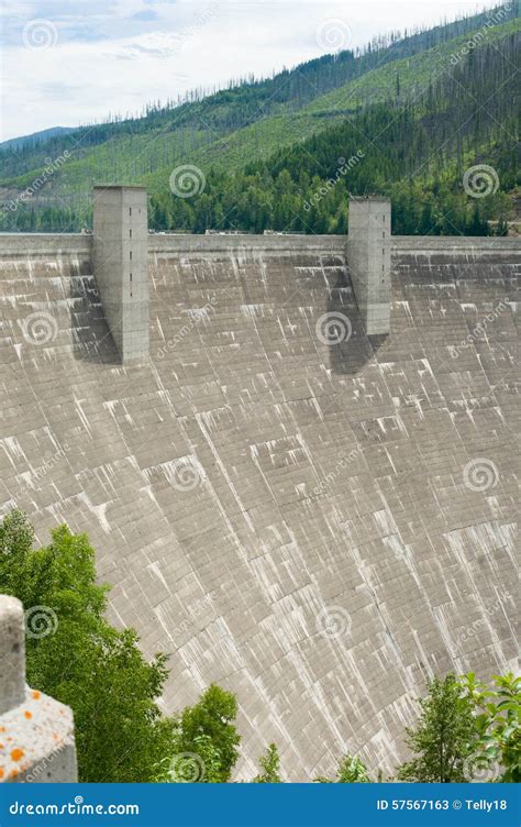 Hungry Horse Dam Montana stock image. Image of montana - 57567163