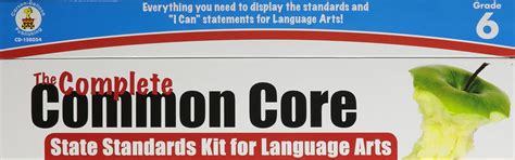 The Complete Common Core State Standards Kit for Language Arts, Grade 6 ...