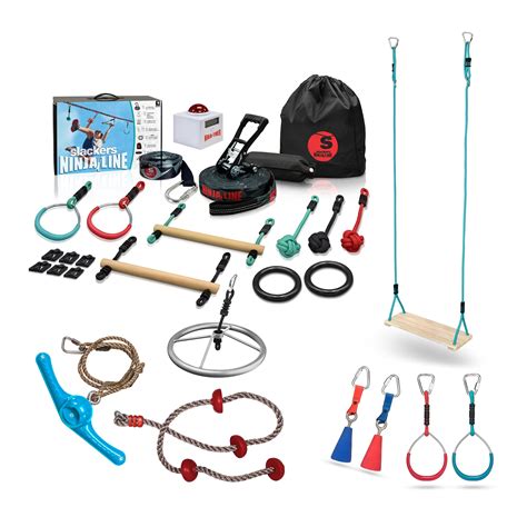 Buy Slackers56' Ultimate Ninjaline Obstacle Course w/ 15ft Extension ...